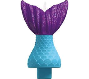 Riethmüller Bougie gâteau « Vœux de sirène » 13 cm | à l'unité