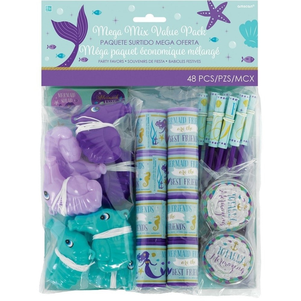 Riethmüller Cadeaux pour une fête sur le thème des sirènes | 48 pièces