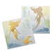 Boland Zeemeermin servetten Glitter 33x33cm | 20 stuks Boland Zeemeermin servetten Glitter 33x33cm | 20 stuks