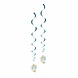Boland Décoration suspendue sirène pailletée 85 cm | 2 pièces