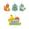 Amscan Pokémon Cake Candles | 4-piece Amscan Pokémon Cake Candles | 4-piece