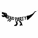 Partydeco Dinosaurus Tekst Slinger Dino Party | 20x90 cm Partydeco Dinosaurus Tekst Slinger Dino Party | 20x90 cm