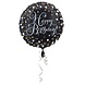 Riethmüller Ballon à l'hélium « Joyeux anniversaire » doré scintillant, vide, 45 cm | à l'unité