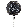 Riethmüller Ballon à l'hélium « Joyeux anniversaire » doré scintillant, vide, 45 cm | à l'unité Riethmüller Ballon à l'hélium « Joyeux anniversaire » doré scintillant, vide, 45 cm | à l'unité