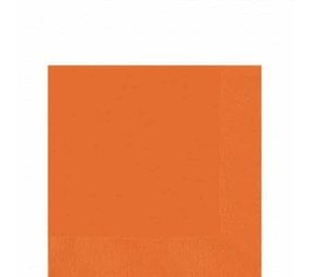 Unique Party Serviettes orange 25x25cm | 20 pièces