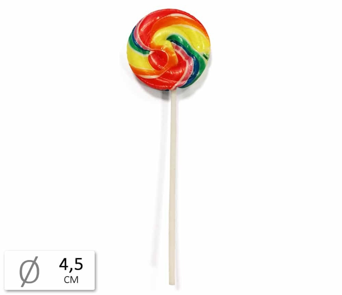Felko Lolly Regenboog Fruit Mini 12 gram | per stuk Felko Lolly Regenboog Fruit Mini 12 gram | per stuk
