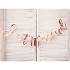 Buchstabengirlande „Just Married“ roségold 20 x 77 cm Buchstabengirlande „Just Married“ roségold 20 x 77 cm