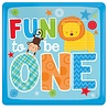 Amscan Assiettes Safari Fun to be One bleues 26 cm | 8 pièces Amscan Assiettes Safari Fun to be One bleues 26 cm | 8 pièces