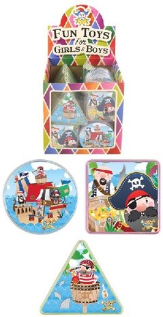 Henbrandt Pirate Patience Game 6cm | 12 pieces