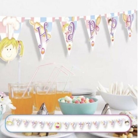 Amscan Vlaggen slinger Little Cooks Amscan Vlaggen slinger Little Cooks