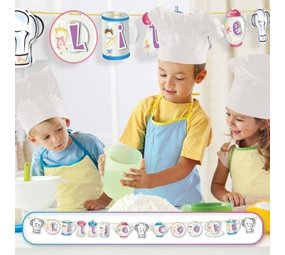 Amscan Letter garland Little Cooks 3D banner