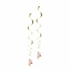 Decoratie swirl Flamingo 2 stuks Decoratie swirl Flamingo 2 stuks