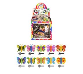 Henbrandt Fliegende Schmetterlinge 6 cm | 12 Stück