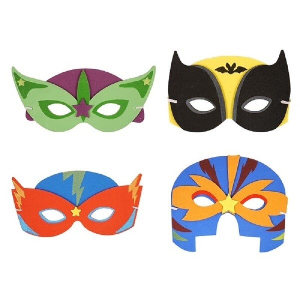 Henbrandt Masques de super-héros | lot de 6