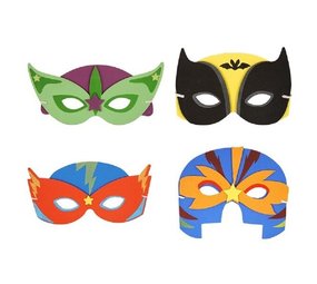 Henbrandt Superhelden Maskers | per 6 stuks