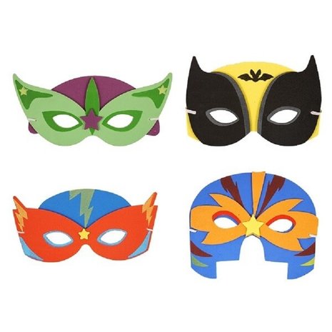 Henbrandt Superheldenmasken | 6er-Pack