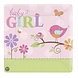 Tweet-Schild für Babymädchen, 26 cm | 8 Stück