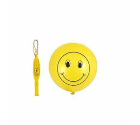 Henbrandt Ballon rebondissant Emoji Smiley 40 cm | 12 pièces