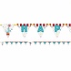 Vlaggen slinger Circus Carnaval Happy Birthday Vlaggen slinger Circus Carnaval Happy Birthday