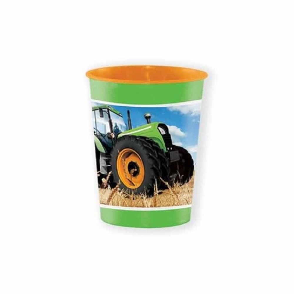 Creative Converting Tractor Time treat cup 473ml | per piece