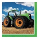 Creative Converting Traktor-Servietten 33x33cm | 16 Stück