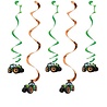Creative Converting Tractor Time hanging decoration swirls 61cm l 5 pieces Creative Converting Tractor Time hanging decoration swirls 61cm l 5 pieces