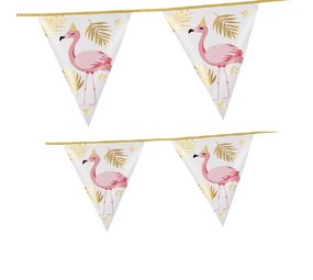 Boland Flamingo bunting gold 4m