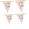 Boland Flamingo-Wimpelkette, gold, 4 m Boland Flamingo-Wimpelkette, gold, 4 m