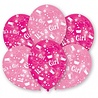 Riethmüller Ballons « C'est une fille » 28 cm | 6 pièces Riethmüller Ballons « C'est une fille » 28 cm | 6 pièces