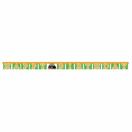Creative Converting Tractor Time Letter Garland Birthday 168x11cm | per piece