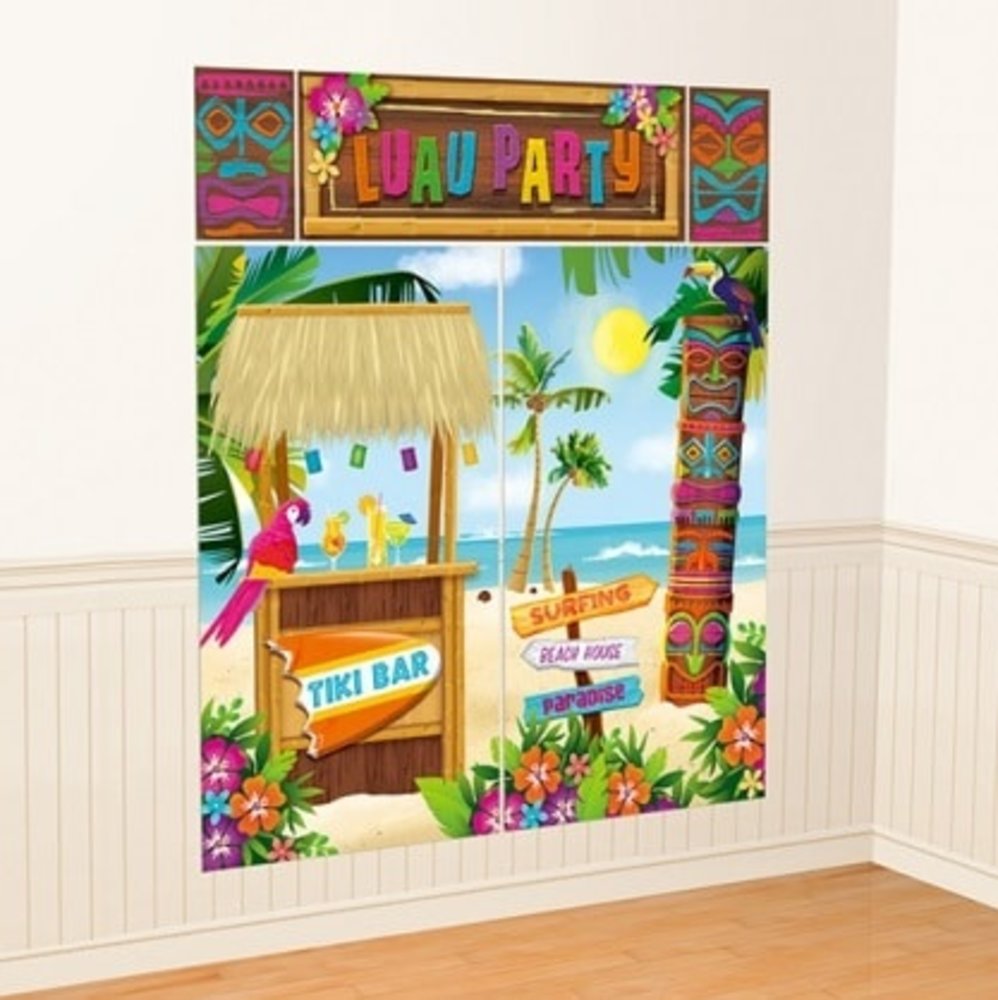 Riethmüller Mise en scène d'une fête hawaïenne Luau