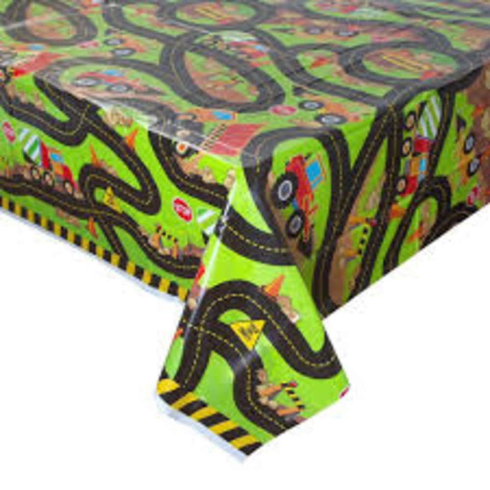 Unique Party Nappe pour fête de construction 137 x 213 cm | à l'unité