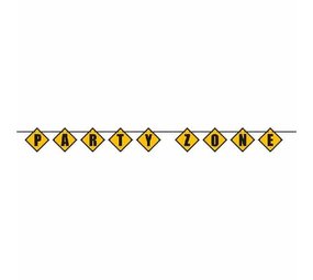Unique Party Guirlande de lettres pour fête de chantier | 274 cm