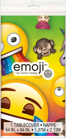 Unique Party Nappe Rainbow Fun Emoji 137 x 213 cm | à l'unité