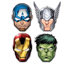 Procos Party Avengers Infinity War Masken | 6 Stück