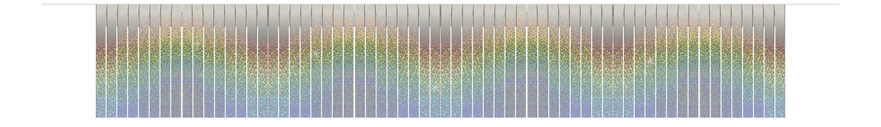 Haza - Witbaard Holographic Silver Fringe Garland | 6 meters