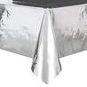 Unique Party Nappe argentée métallisée 137 x 274 cm | à l'unité Unique Party Nappe argentée métallisée 137 x 274 cm | à l'unité