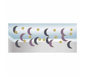 Amscan Hangdecoratie Eid Mubarak 213cm | 6 stuks Amscan Hangdecoratie Eid Mubarak 213cm | 6 stuks