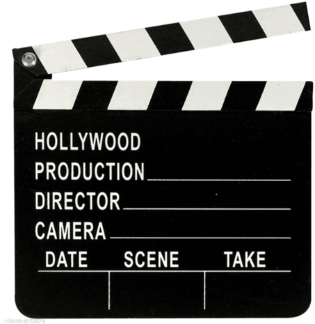 Boland Hollywood directors' clapperboard