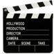 Boland Hollywood directors' clapperboard