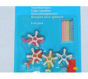 Tuf-Tuf Kaarsenset 4 houders helikopters | 6 kaarsjes Tuf-Tuf Kaarsenset 4 houders helikopters | 6 kaarsjes