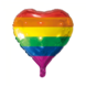 Globos Nordic Folie ballon Hart Regenboog Globos Nordic Folie ballon Hart Regenboog