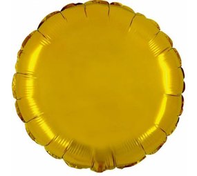 WeFiesta Gold Round Foil Balloon | 45cm