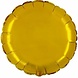 WeFiesta Ballon rond doré en aluminium | 45 cm