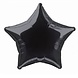 Helium ballon ster zwart | 45cm Helium ballon ster zwart | 45cm