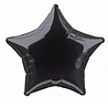 Tuf-Tuf Helium ballon ster zwart | 45cm