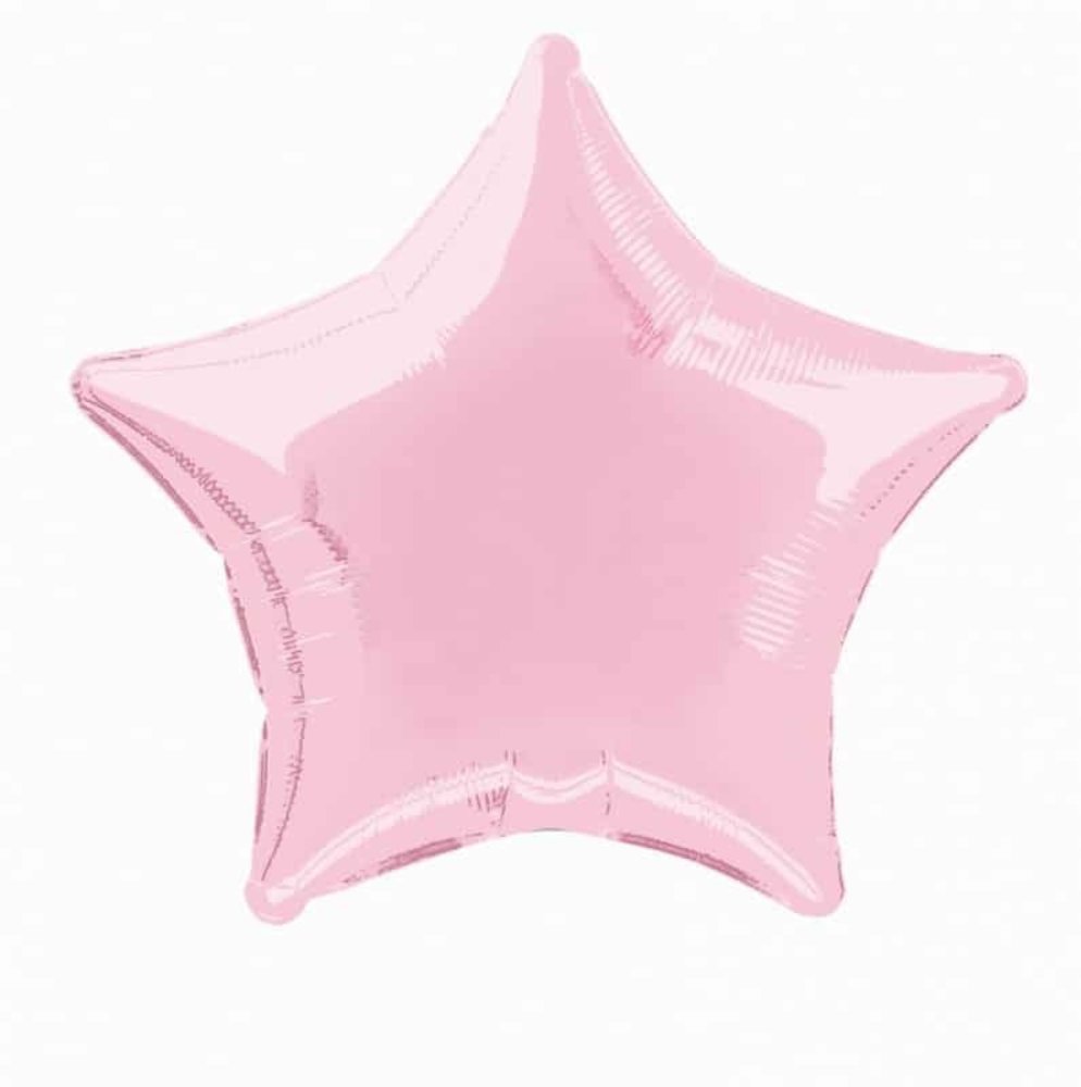 WeFiesta Foil balloon star Light pink 50cm