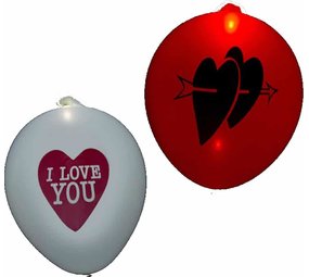 Ballons LED « Je t'aime » | 5 pièces Ballons LED « Je t'aime » | 5 pièces