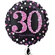 Anagram Helium Ballon 30 jaar Sparlinkg Roze 45cm Leeg | per stuk