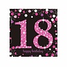 Riethmüller Servietten „18 Years Sparkling Pink“ 33 x 33 cm | 16 Stück Riethmüller Servietten „18 Years Sparkling Pink“ 33 x 33 cm | 16 Stück